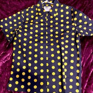 Smiley button up shirt
